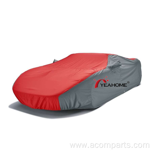 Breathable Car Covers Polyester Elastic Patchwork Car Cover